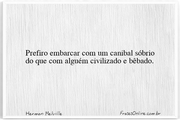 Frase de Herman Melville