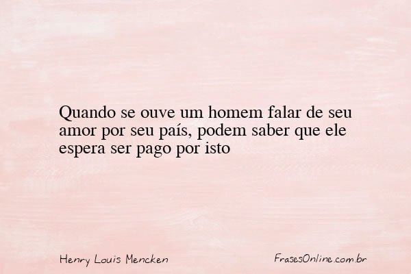 Frase de Henry Louis Mencken