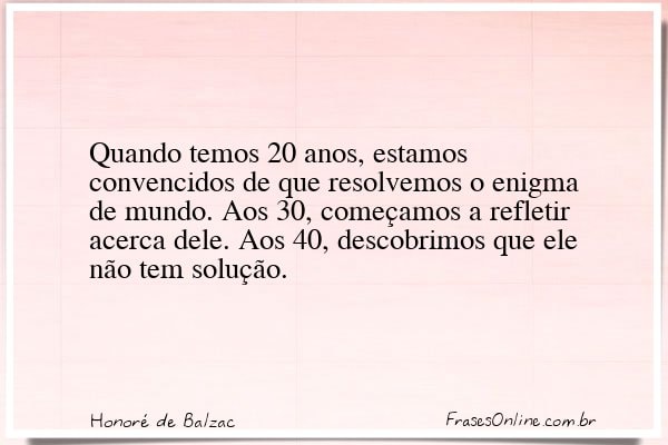 Frase de Honoré de Balzac