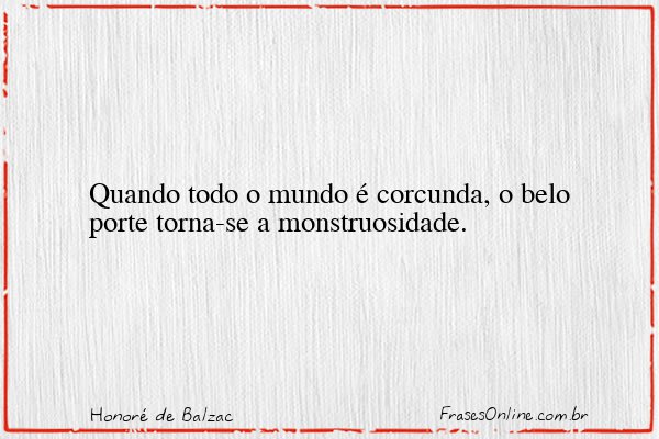 Frase de Honoré de Balzac