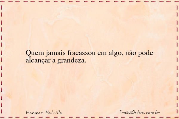 Frase de Herman Melville