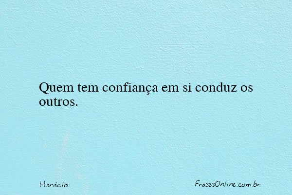 Frase de Horácio
