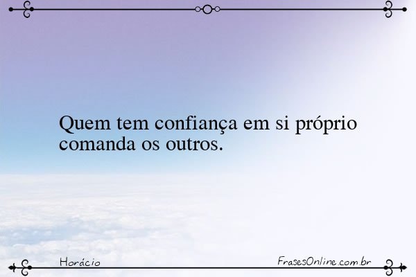 Frase de Horácio