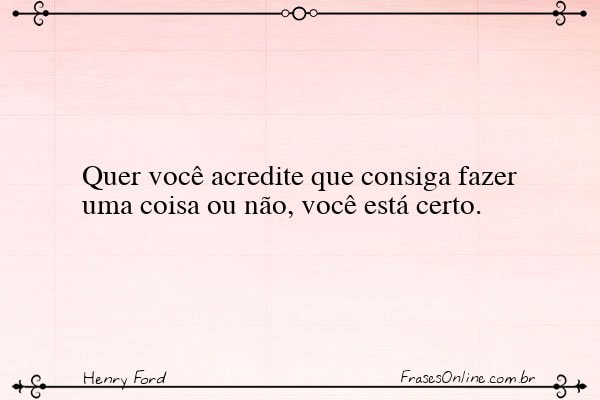 Frase de Henry Ford