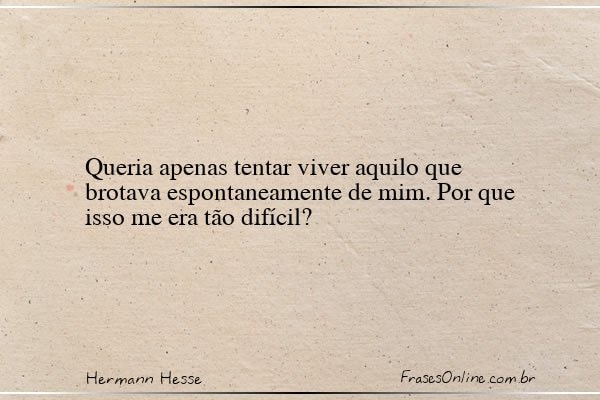 Frase de Hermann Hesse