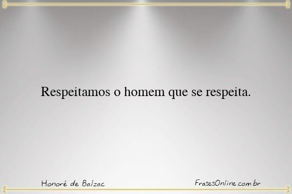 Frase de Honoré de Balzac