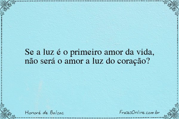 Frase de Honoré de Balzac