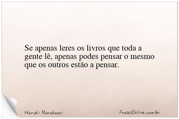 Frase de Haruki Murakami