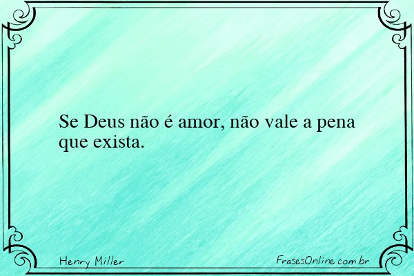 Frase de Henry Miller