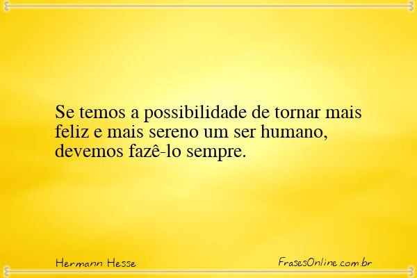 Frase de Hermann Hesse