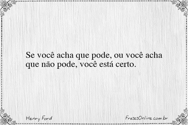 Frase de Henry Ford