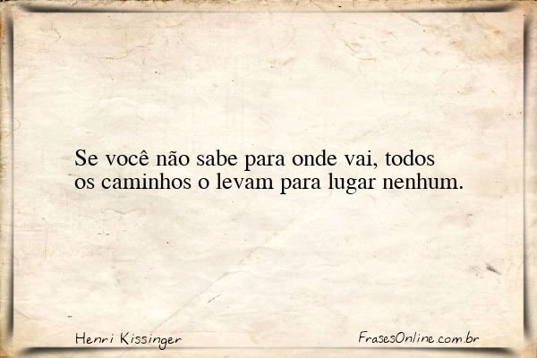 Frase de Henri Kissinger