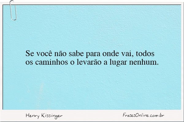 Frase de Henry Kissinger