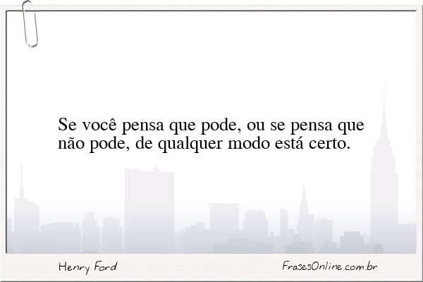 Frase de Henry Ford