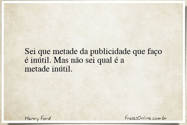 Frase de Henry Ford