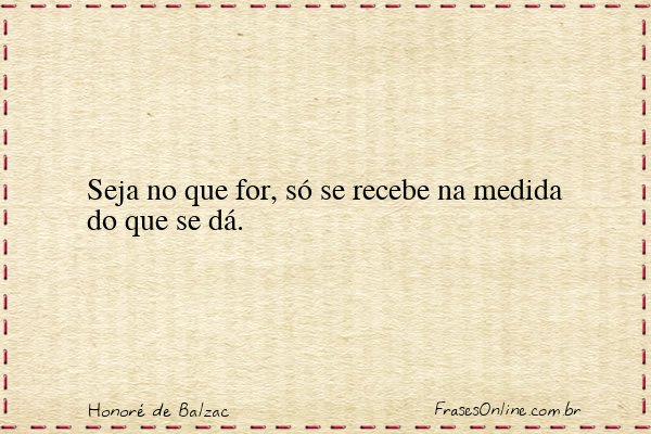 Frase de Honoré de Balzac