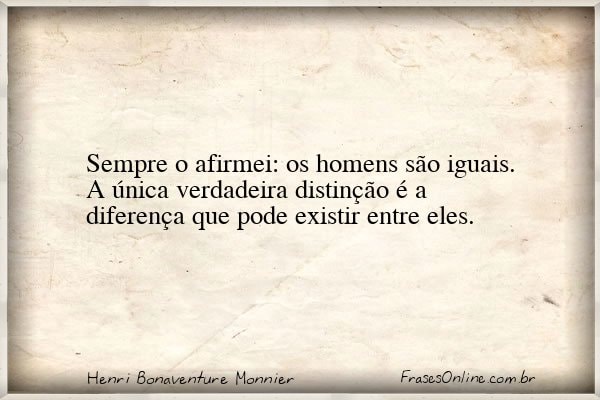 Frase de Henri Bonaventure Monnier