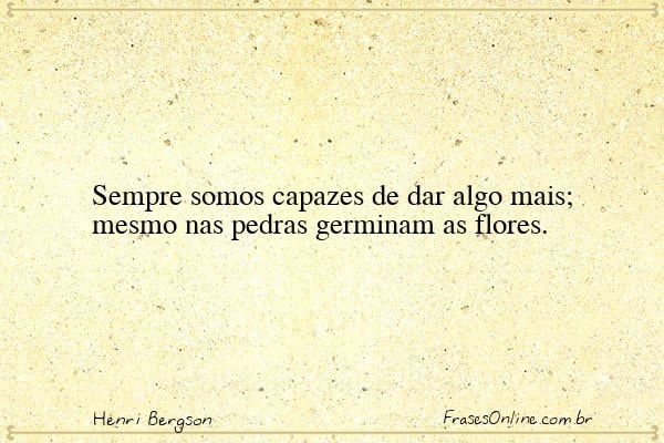 Frase de Henri Bergson