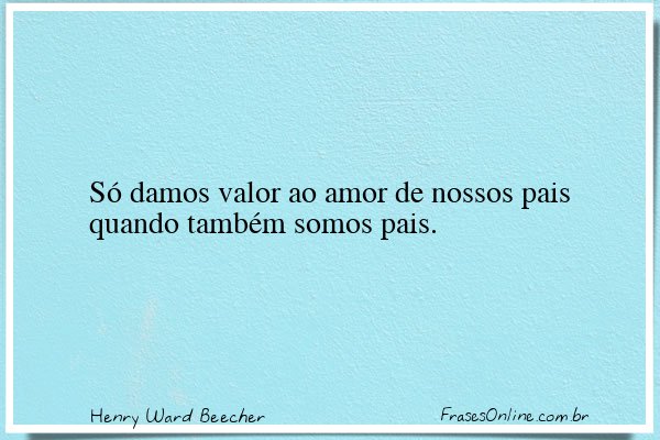Frase de Henry Ward Beecher