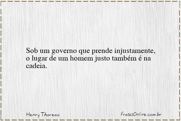 Frase de Henry Thoreau