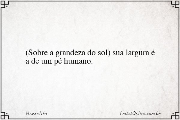 Frase de Heráclito