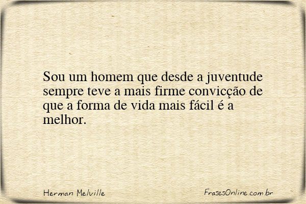 Frase de Herman Melville