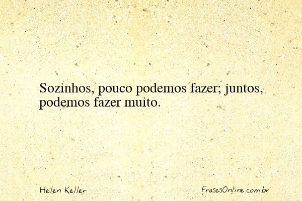 Frase de Helen Keller