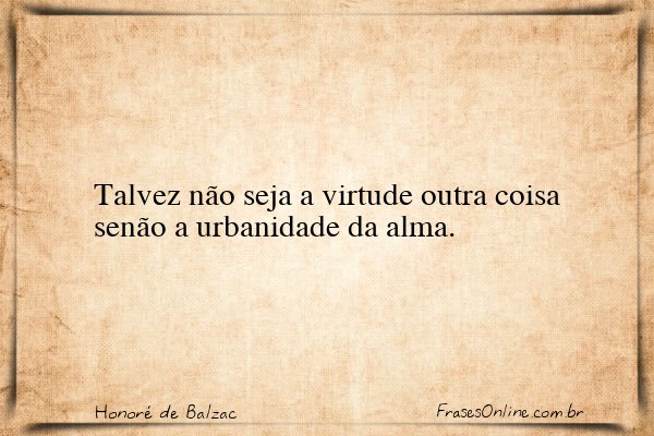 Frase de Honoré de Balzac