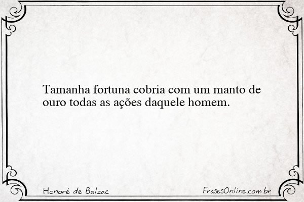 Frase de Honoré de Balzac