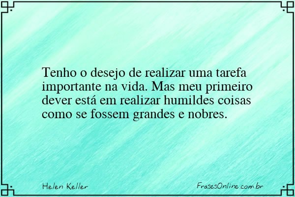 Frase de Helen Keller