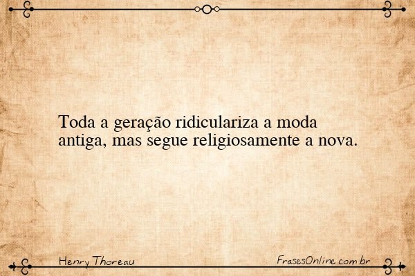 Frase de Henry Thoreau