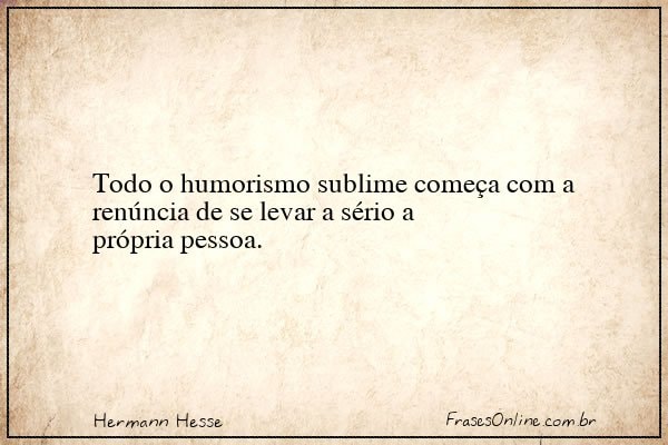 Frase de Hermann Hesse