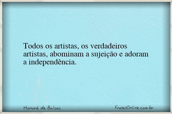 Frase de Honoré de Balzac