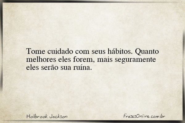Frase de Holbrook Jackson