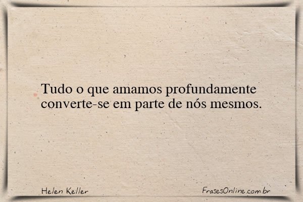 Frase de Helen Keller