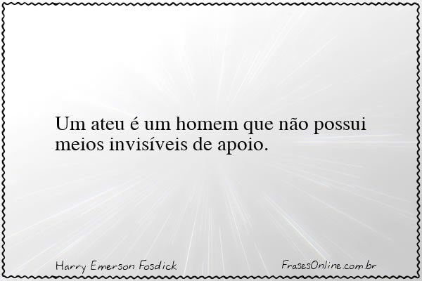 Frase de Harry Emerson Fosdick