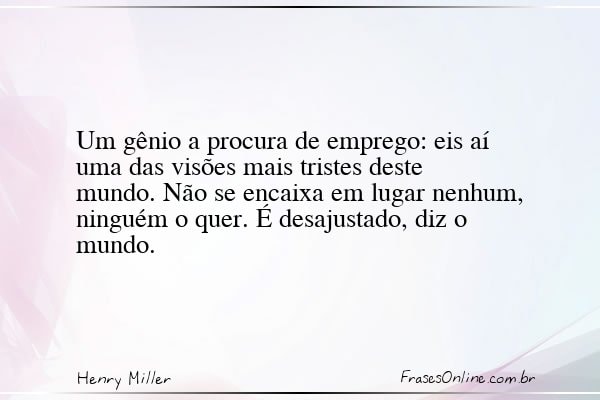 Frase de Henry Miller