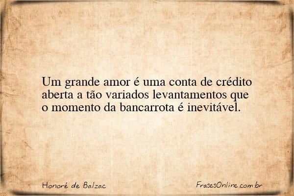 Frase de Honoré de Balzac