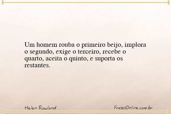 Frase de Helen Rowland