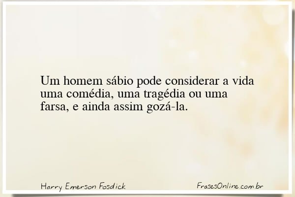 Frase de Harry Emerson Fosdick