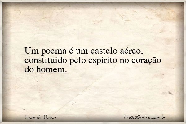 Frase de Henrik Ibsen