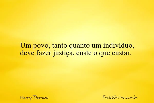 Frase de Henry Thoreau