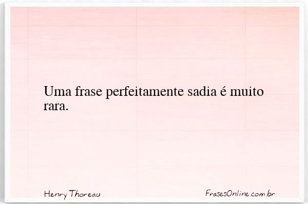 Frase de Henry Thoreau