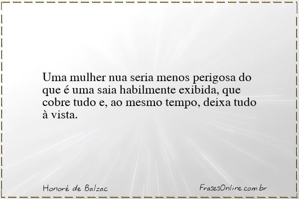 Frase de Honoré de Balzac