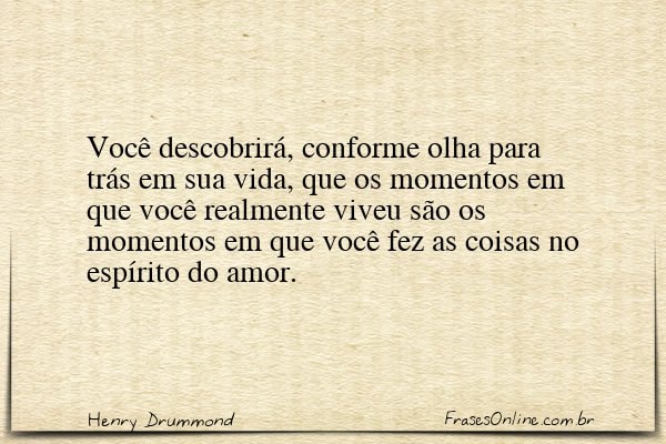 Frase de Henry Drummond