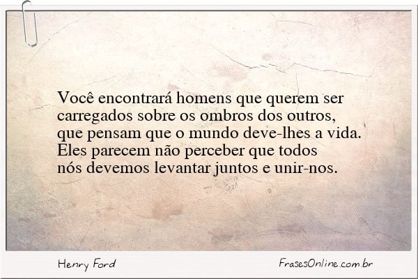 Frase de Henry Ford