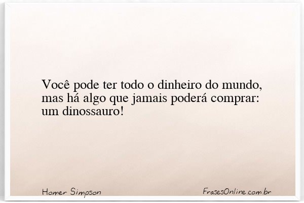 Frase de Homer Simpson
