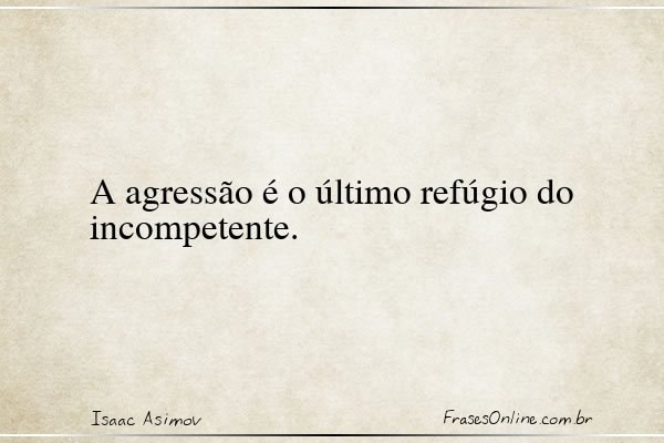 Frase de Isaac Asimov