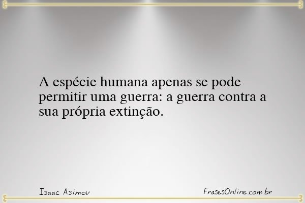 Frase de Isaac Asimov