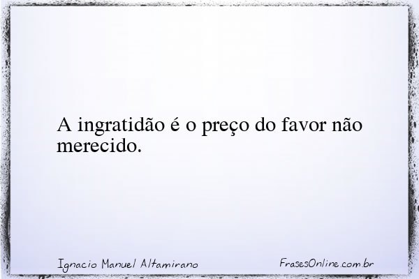 Frase de Ignacio Manuel Altamirano